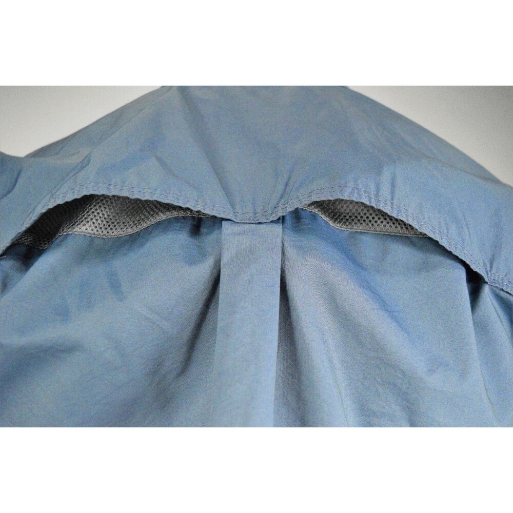 Northwest Territory Men's Size M Blue Fishing Button Front Vented Safari Shirt - Picture 6 of 12